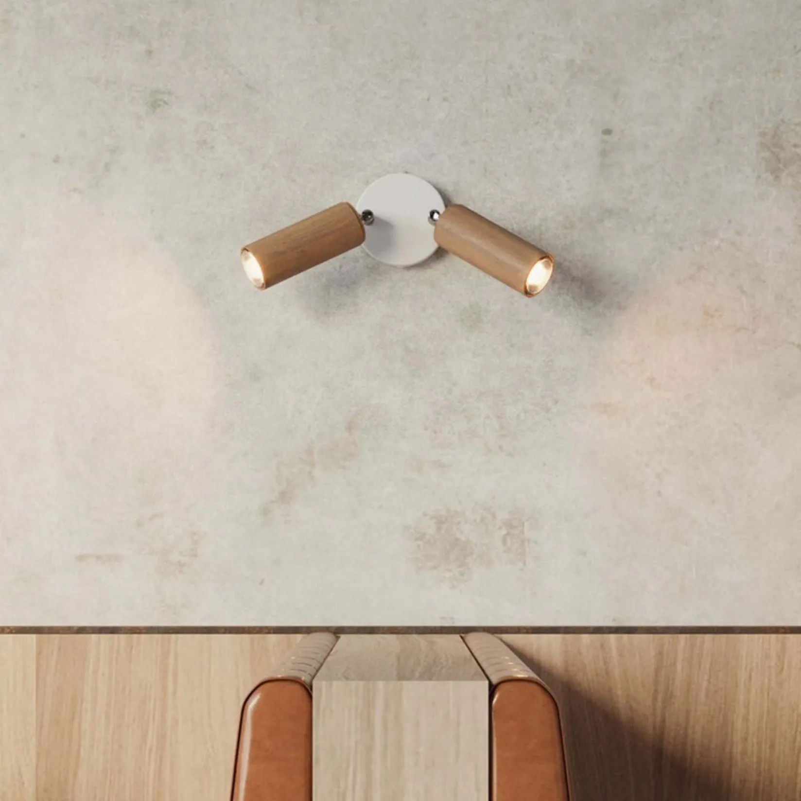 Tube spot | wood effect