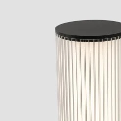 Tura pole 2050 | dark grey translucent stripped