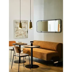 Umanoff pendant | brass and walnut