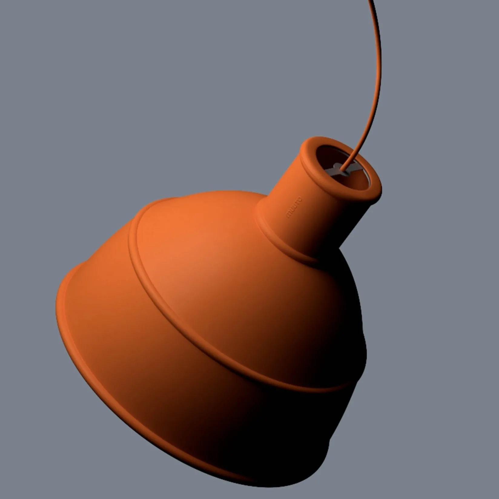 Unfold pendant lamp ⌀32 | terracotta