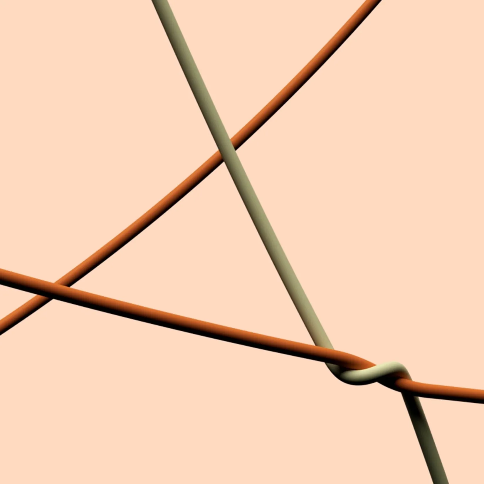 Unfold pendant lamp ⌀32 | terracotta
