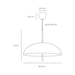 Versale 50 pendant | black