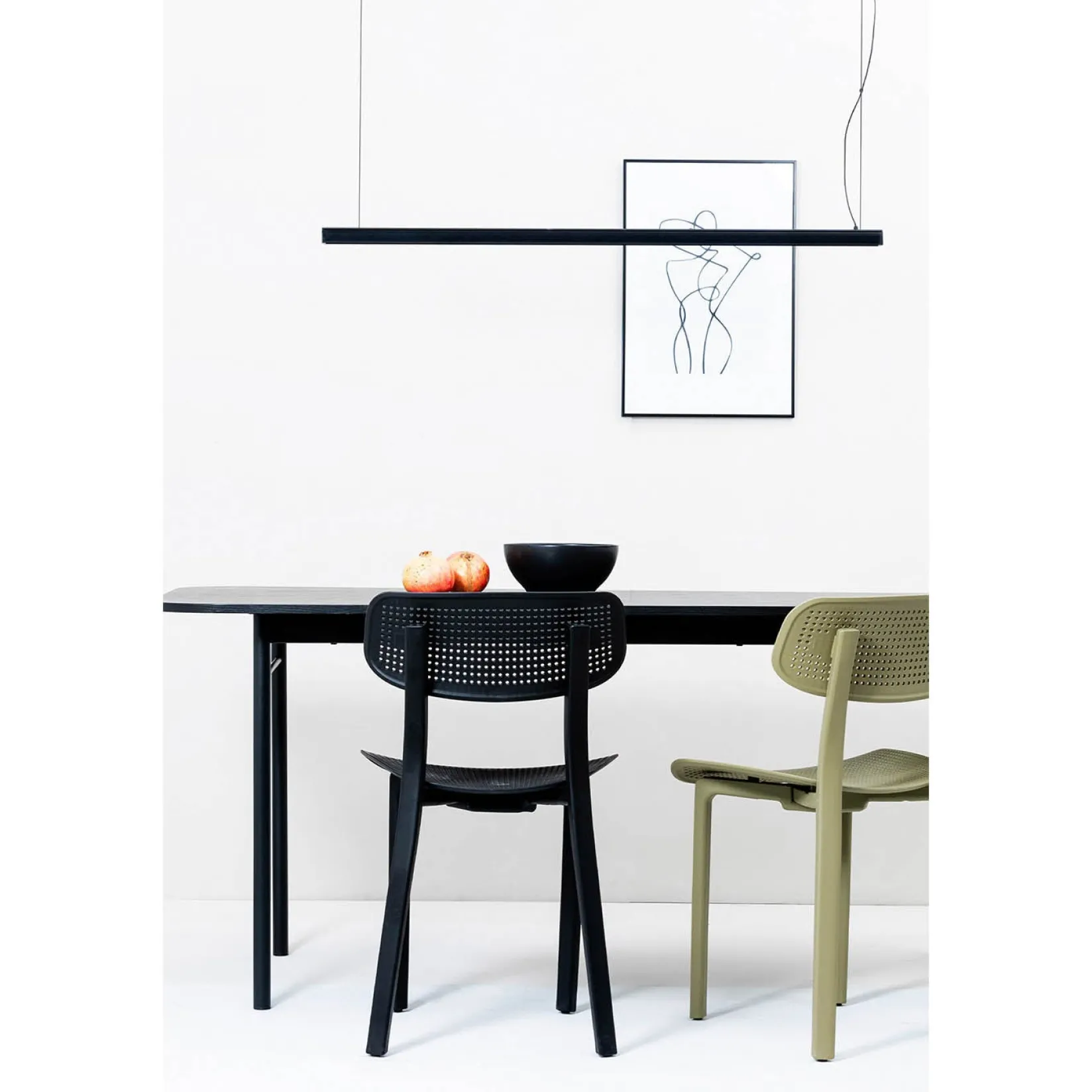Vico 115 linear | matt black