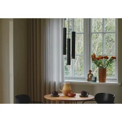 Vico 3-rondel pendant | black
