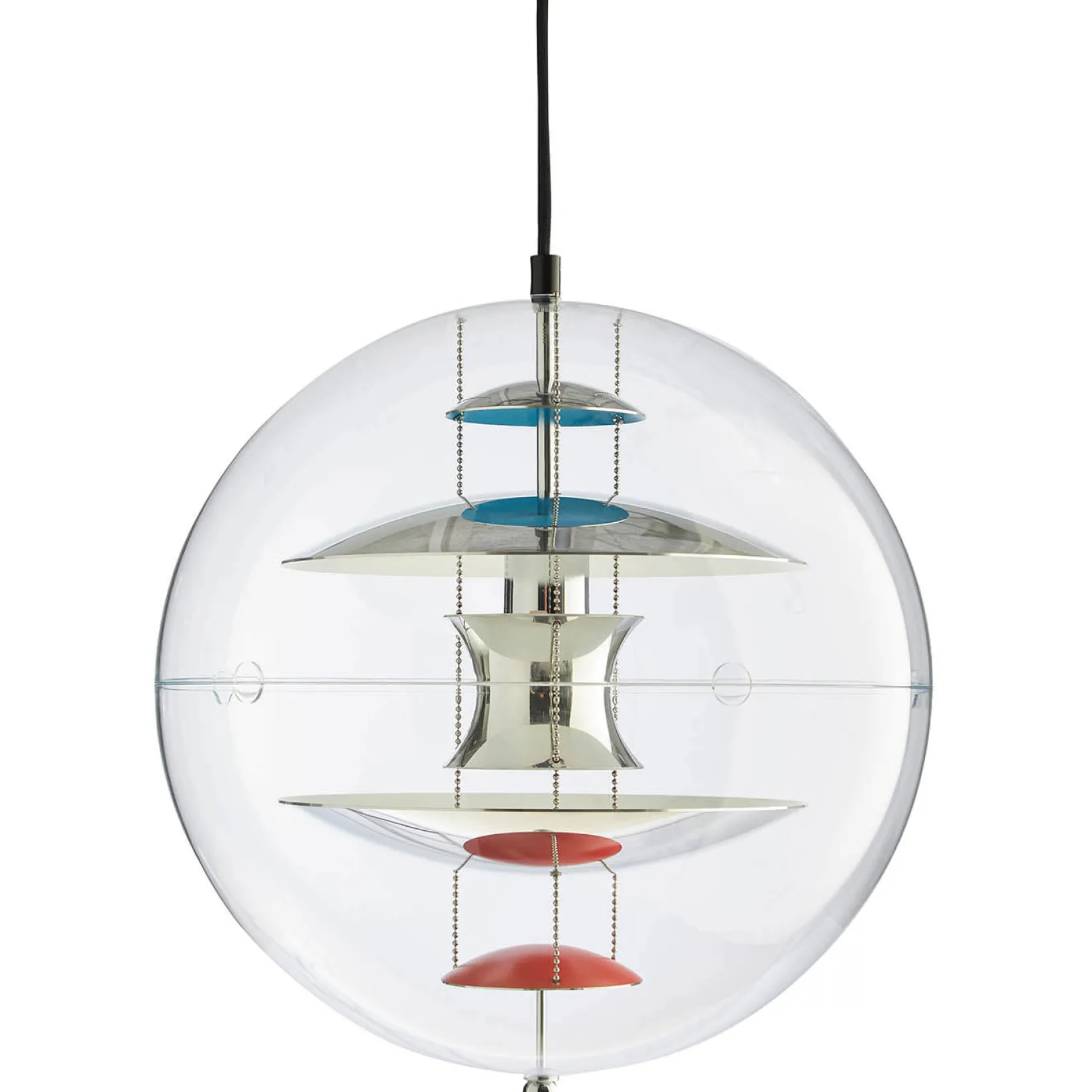 VP Globe ⌀28-40-50 | chrome-red-blue
