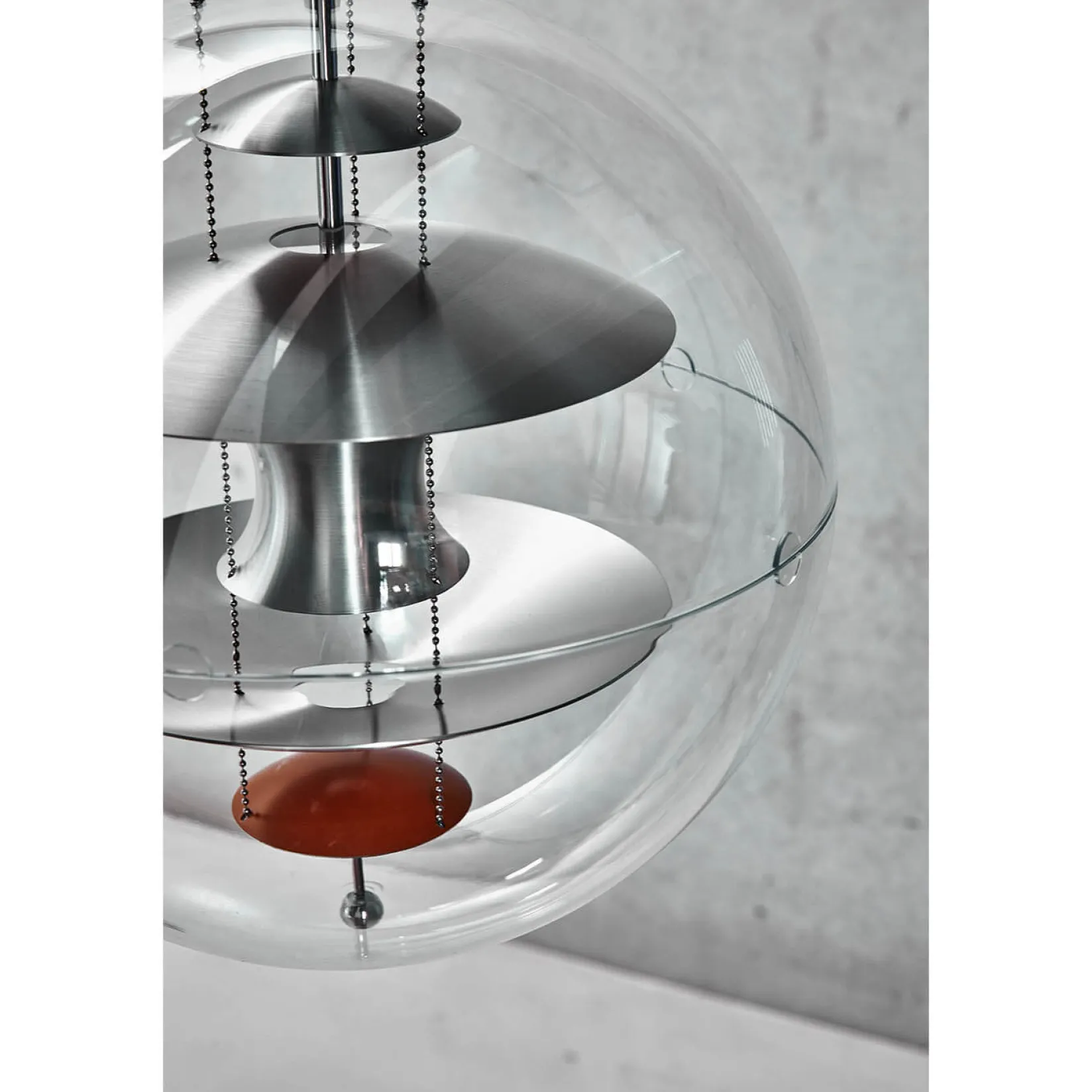 VP Globe ⌀28-40-50 | chrome-red-blue
